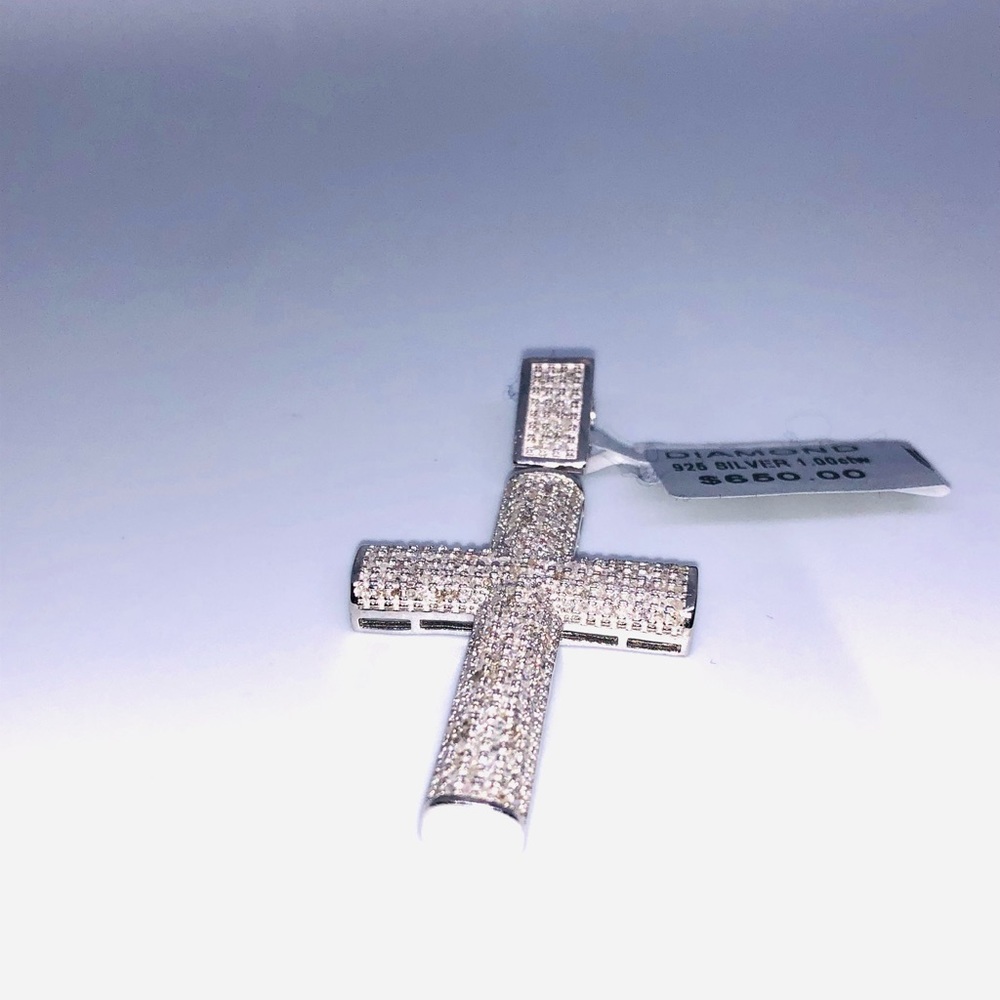 White gold vermeil genuine natural 1 ct certified diamonds Not CZ Not Fake SALE! - Picture 7 of 10